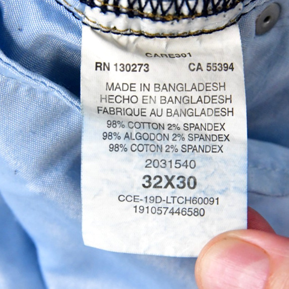 Lee Motion Stretch Jeans Mens 32X30 (30x28 Meas) Blue Denim - Picture 3 of 11